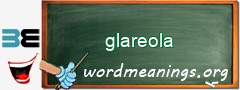 WordMeaning blackboard for glareola